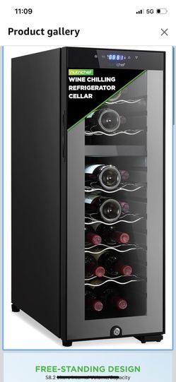 Nutrichef 18 Bottle Wine Fridge