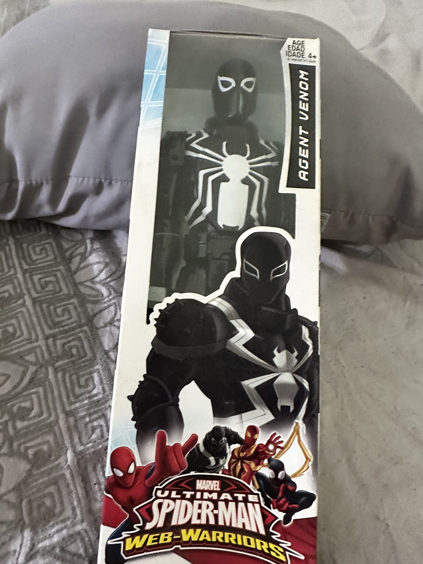 Spider-Man Web Warriors AGENT Venom Titan Hero Series 12” Action Figure
