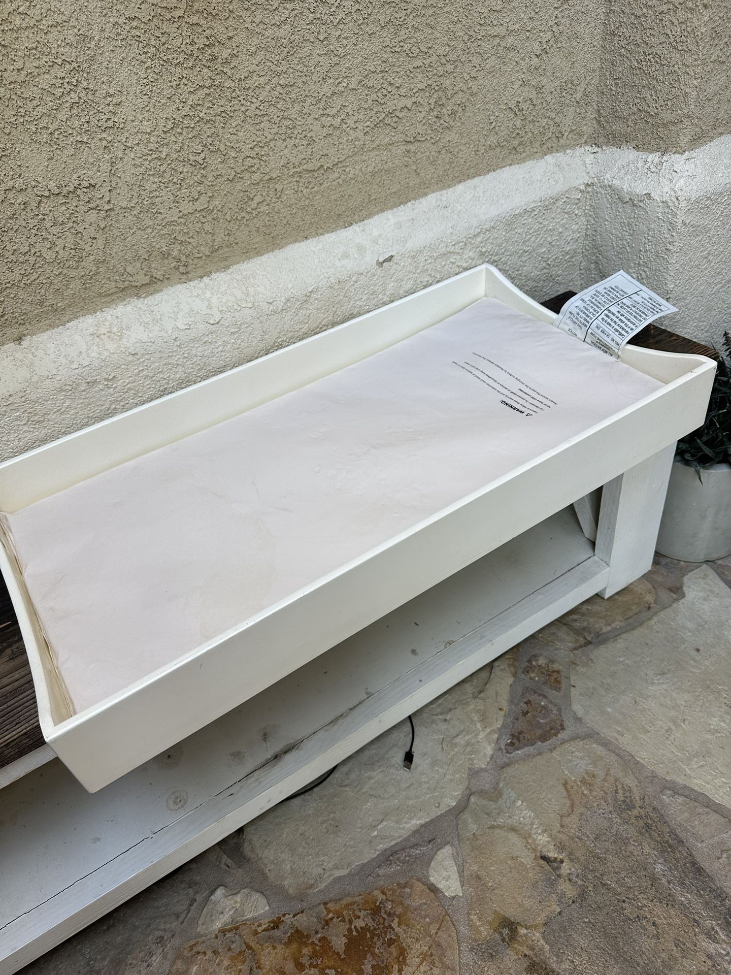 Changing Table Wooden White