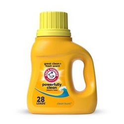 Arm & Hammer Liquid Laundry Detergent, Clean Burst Scent, 28 Loads, 28 oz