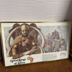 1 Great Kings Of Africa Framed 
