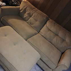 Lazy Boy Sofa & Chair And A Half With Ottoman 