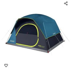 Coleman Skydome Camping Tent with Dark Room Technology- 6 people