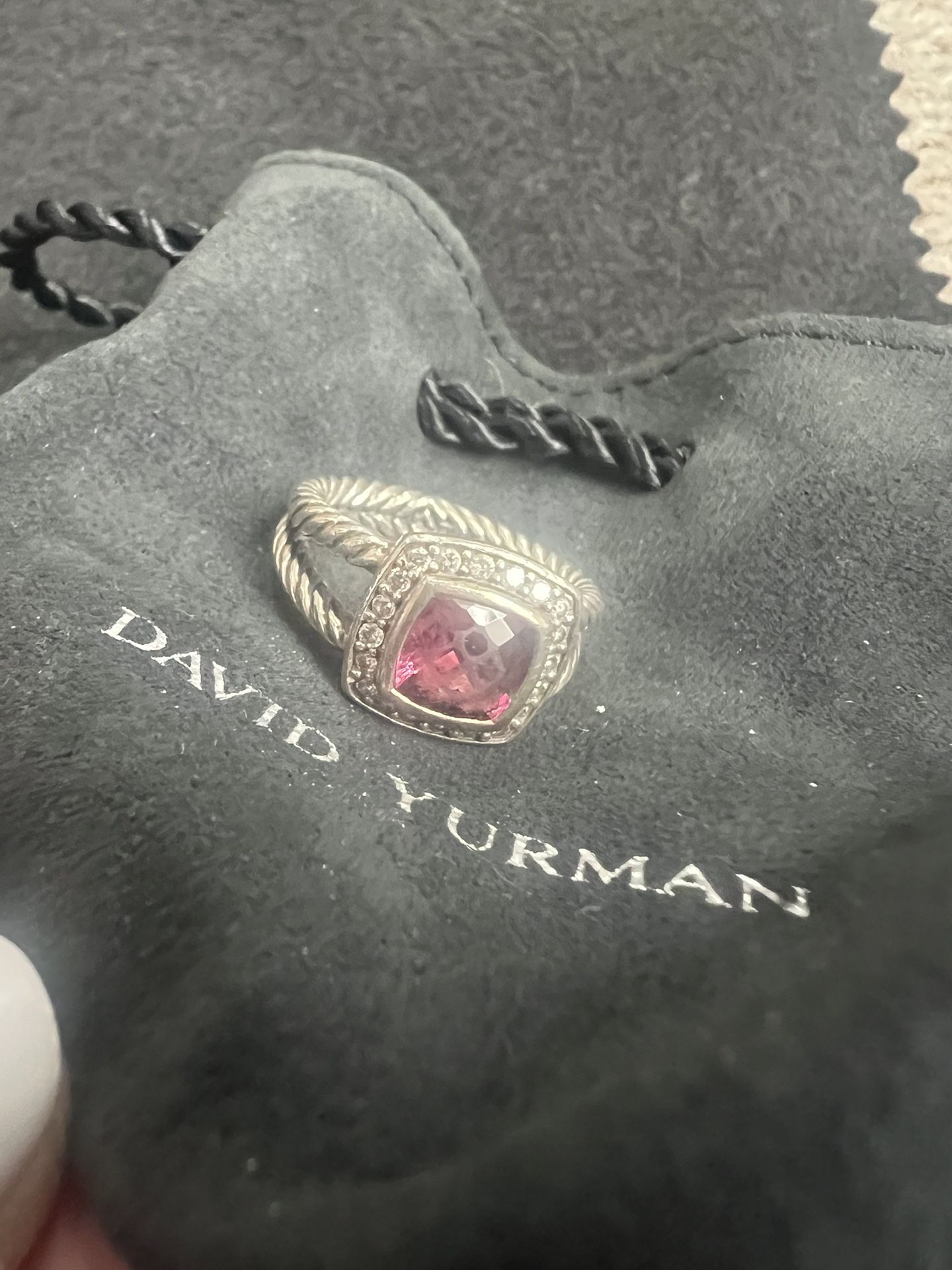 David Yurman Morganite And Diamond Ring