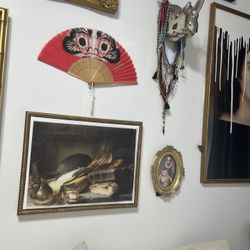 Gold Ornate Frames and Art 