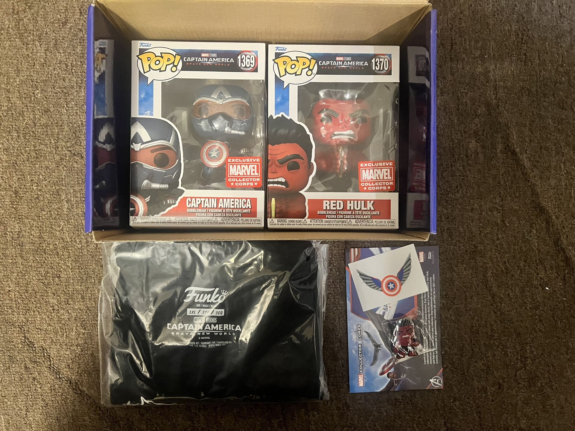 Funko Marvel Collector Corp - Captain America Brace New World - 3XL