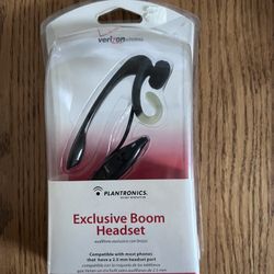 Verizon Plantronics Flex Grip Over- Ear 2.5mm Plug Headset 