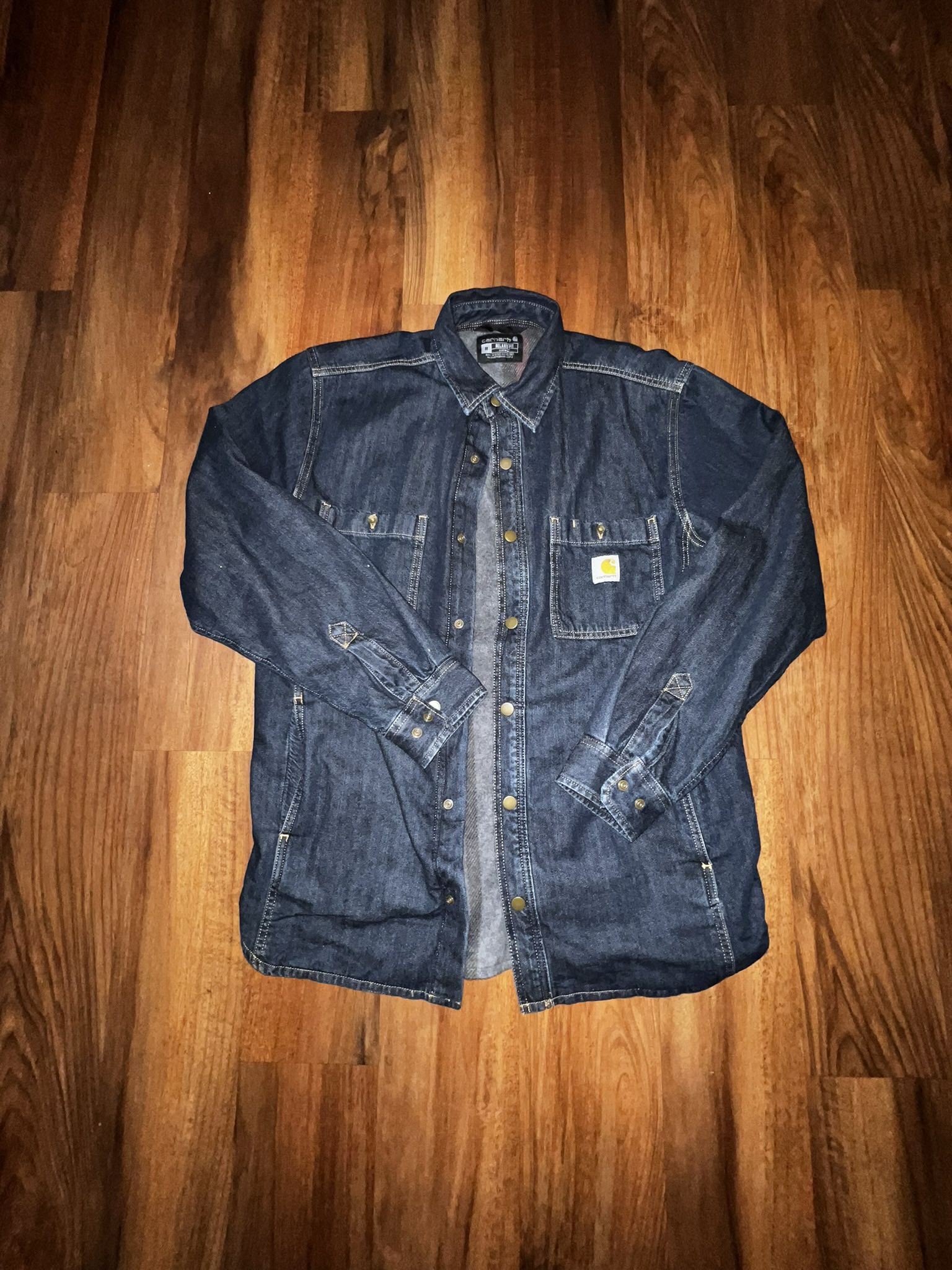 Carhartt Denim Button-Up Shirt Jacket
