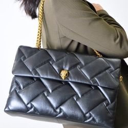 👛💼👛 XXL Kensington Soft Quilted Leather Shoulder Bag Kurt Geiger London👛💼👛 