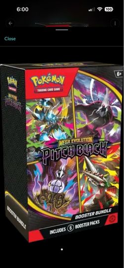 Pokémon TCG Mega Evolution Pitch Black Booster Bundle