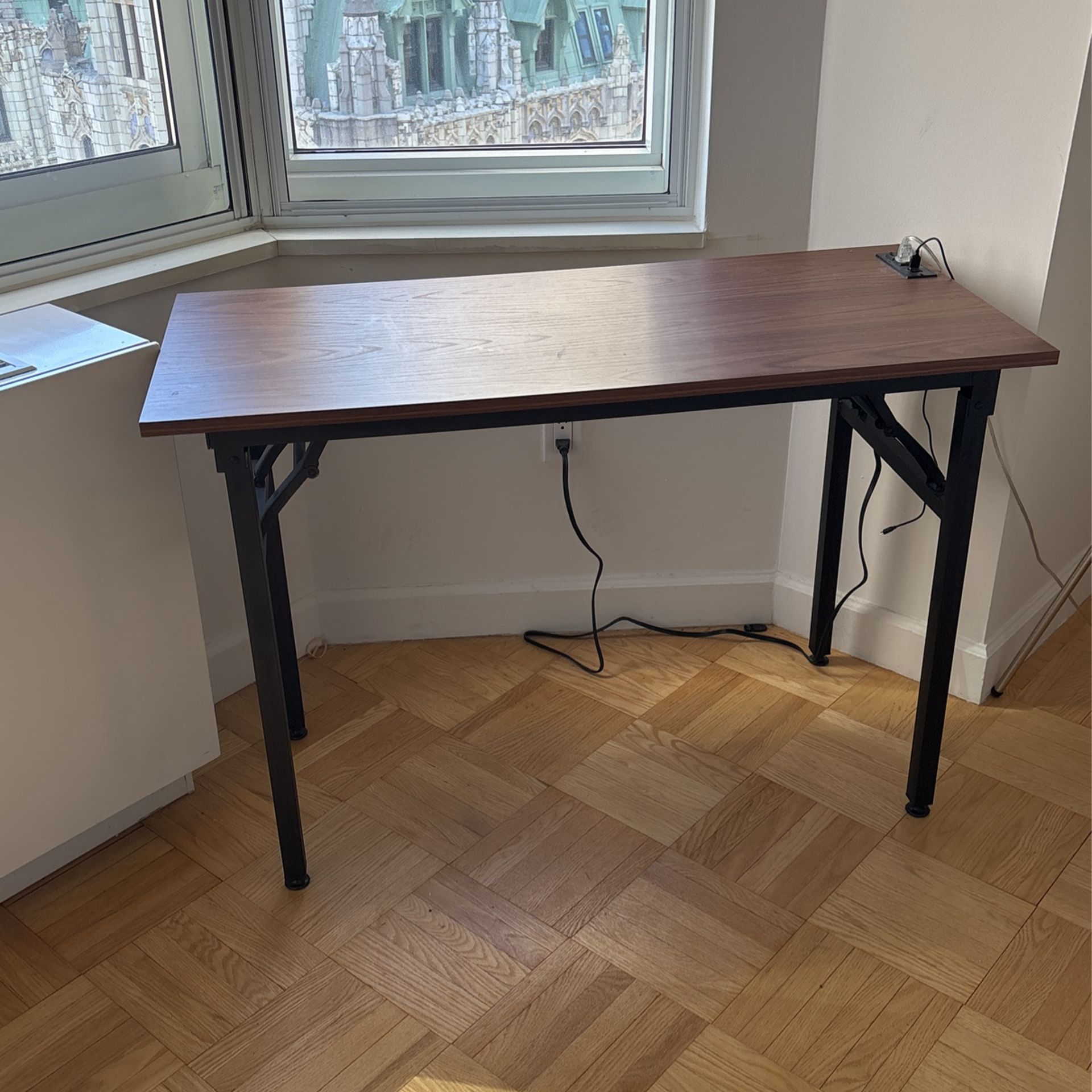 Free: foldable Desk Table With Built-in Power