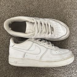 White Nike Air Force 1s - Size [7 in mens] - Good Condition - Real 
