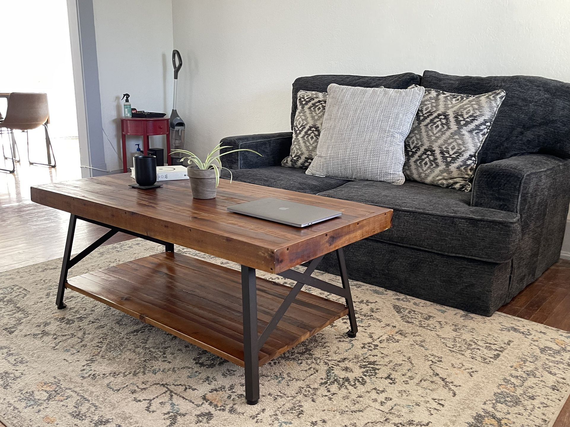 Living Room set (Couch, Coffee Table, Rug)