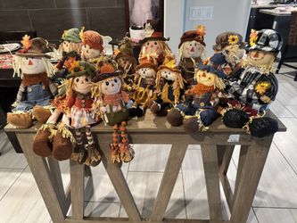 Fall Decor Scarecrow Dolls