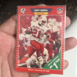 Barry Sanders NO. 1 Pick