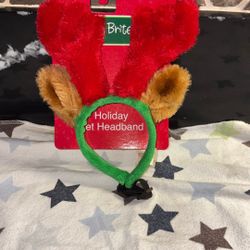 Holiday Pet Headband for small dog or for your cat new in the package