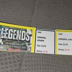 Tickets For The Game 