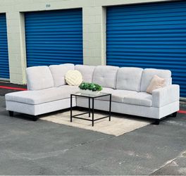 Gray L-Shaped Sectional Sofa