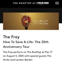 The Fray At Pier 17 