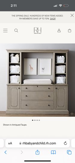 Restoration hardware Dresser