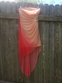 Vintage Y2k Tweeze Me Sunset Ombre Dress