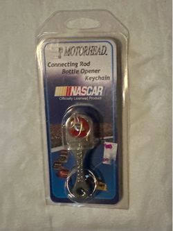 Vintage NASCAR Connecting Rod Bottle Opener Keychain