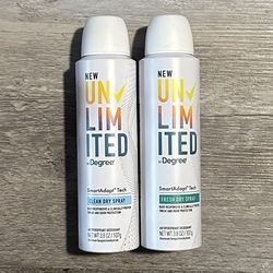 Unlimited Degree Smart Adapt Tech Antiperspirant Deodorant $7 Each