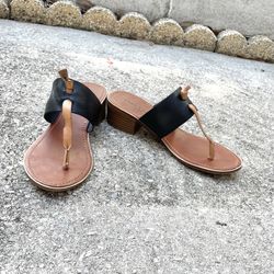 Rock & Candy by Zigi  Sandals - Vegan Leather - Women’s 8 - Brown/Black - *EUC*