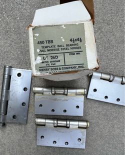 Henry Soss Hinges full mortise steel