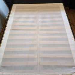 Queen size frame and mattress