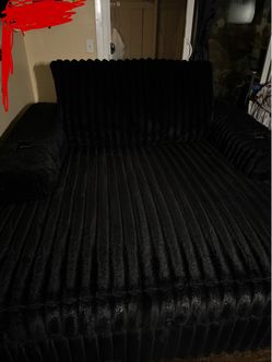 Midnight madness over size chaise