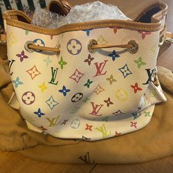 Louis Vuitton Petite Bucket Draw String Bag