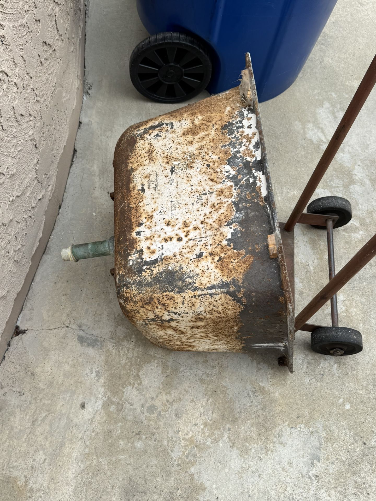 Old Steel sink