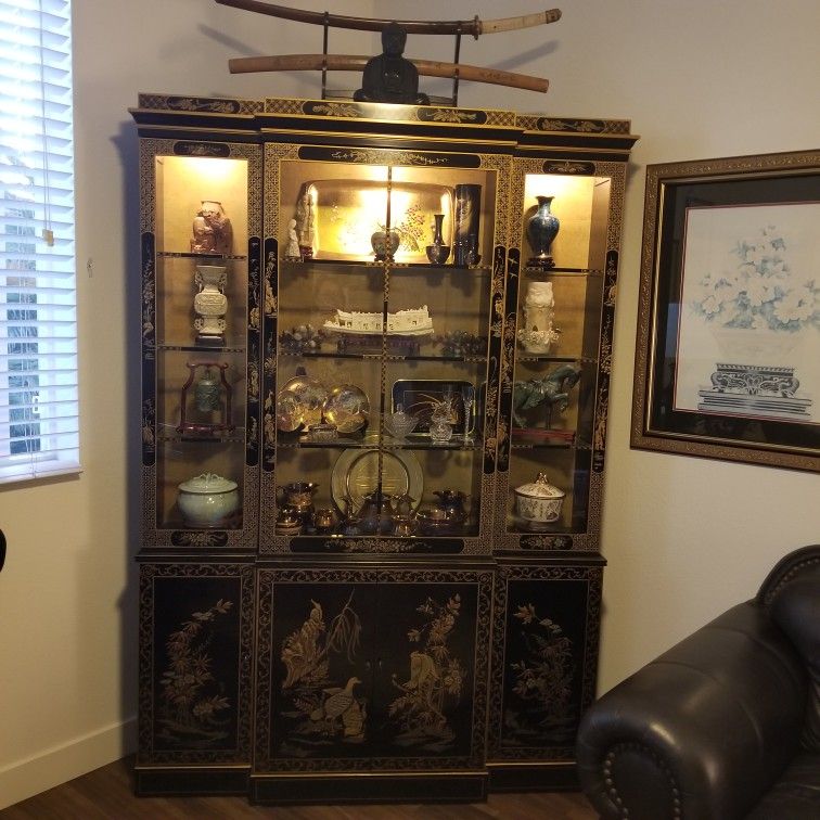 Elegant china cabinet
