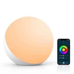 Hifree Smart Touch Lamp, Dimmable with App/Voice Control, LED RGB Color Changing Alexa compatible