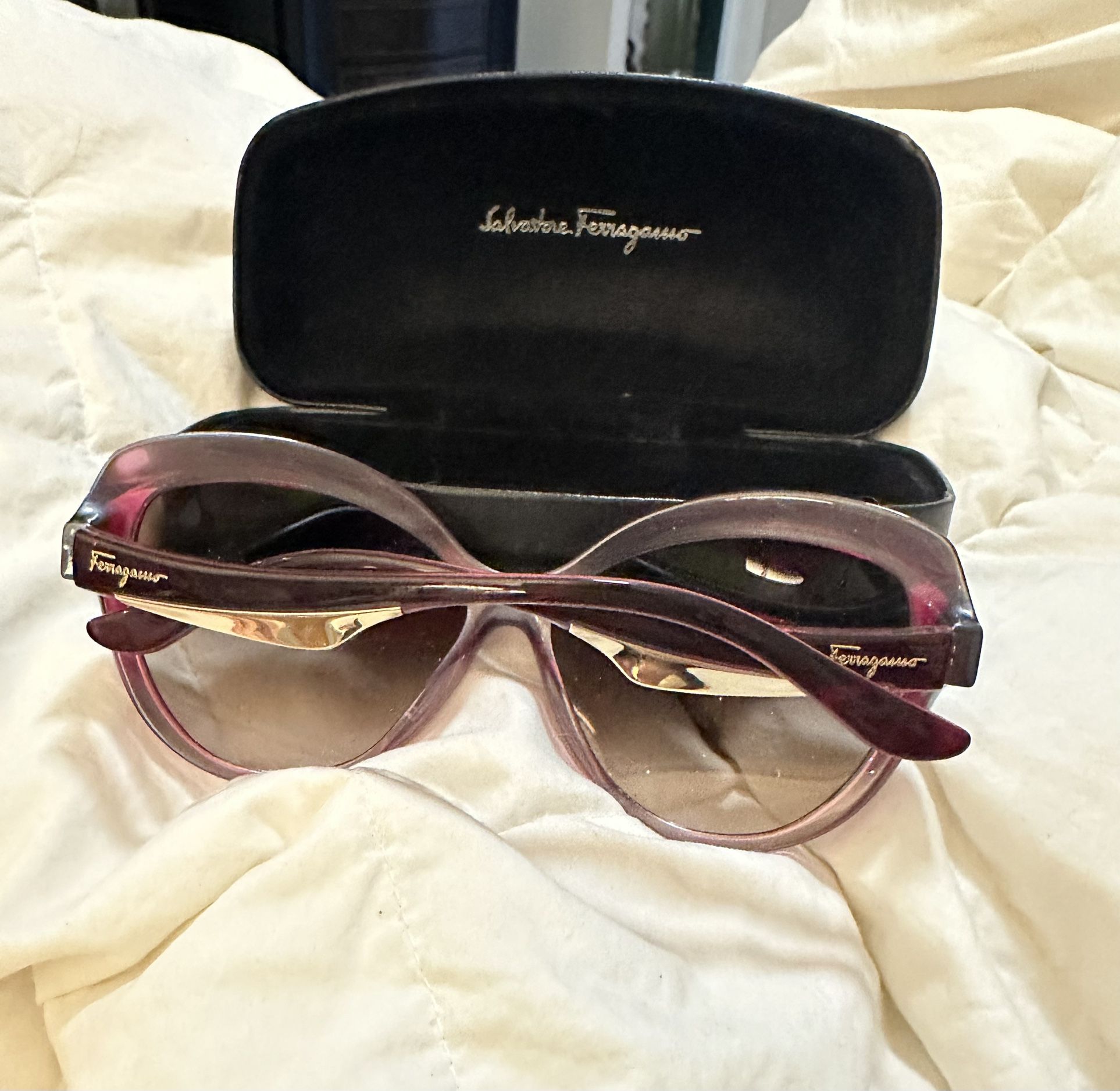 SALVATORE FERRAGAMO STYLE SF705S BURGUNDY GRADIENT SUNGLASSES