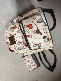 Lounge fly, trick-or-treat, backpack, and wallet