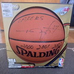 Basketball Signed By Rick Fox 