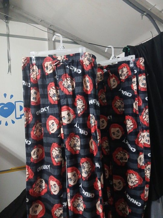 Chucky Pj Bottoms All Sizes