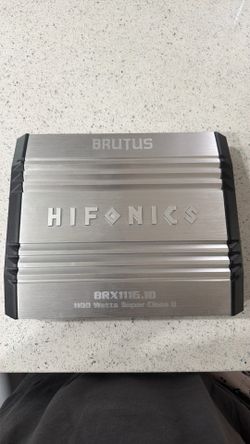 Hifonics amplifier 1100 watts