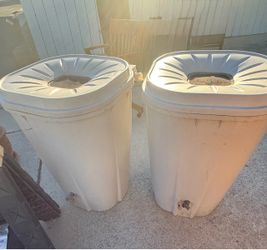 Rain Water Collection Barrels - set of 2