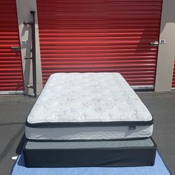 Queen Size Bed And Metal Frame