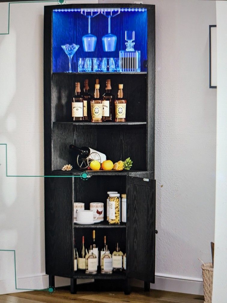 Corner Bar Cabinet