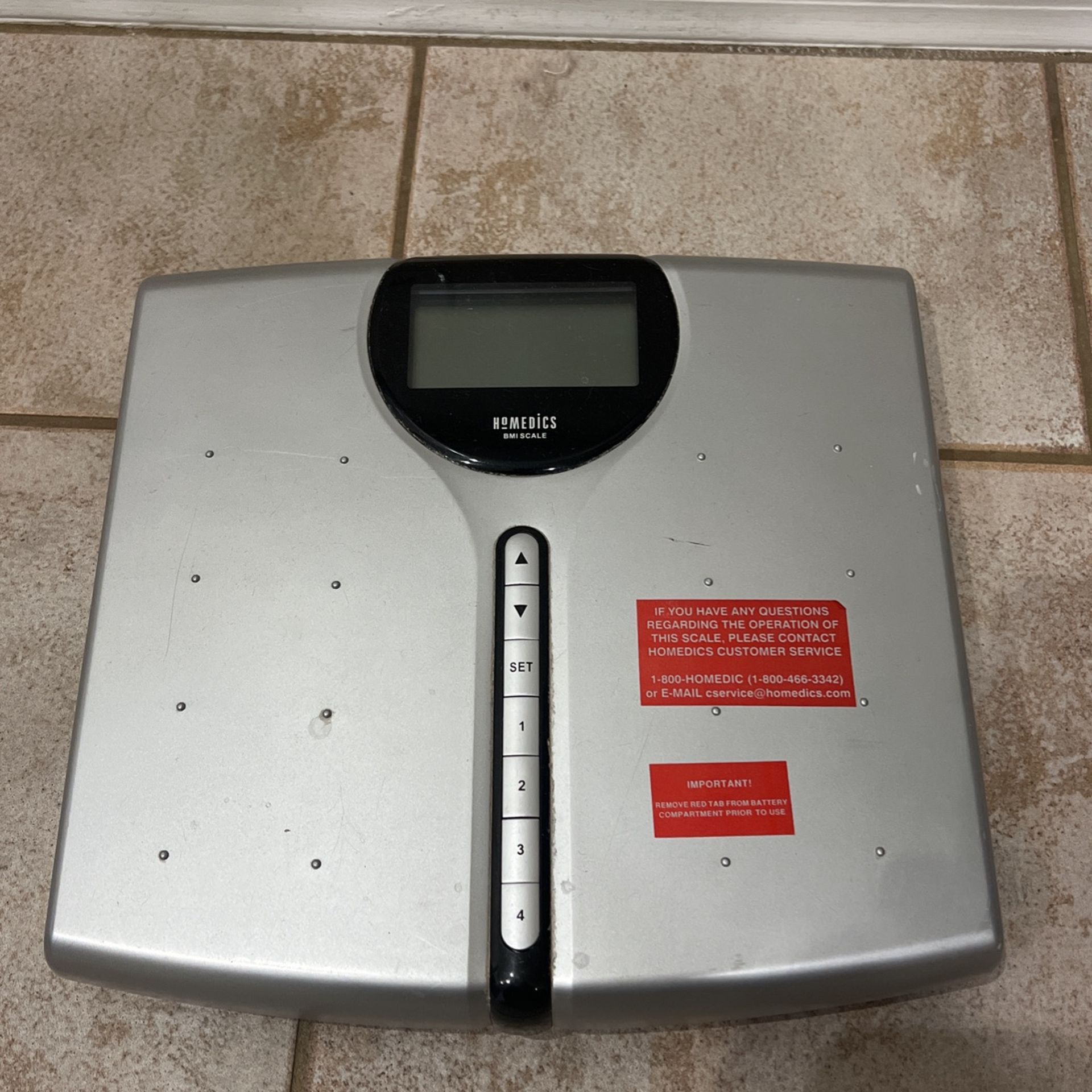 HoMedics SC-380 HealthStation Body Mass Index Scale with Memory