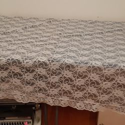 Elegant lace tablecloth  Approx.114"×65"