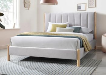 Queen Bed Frame With Mattress 