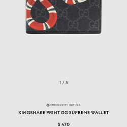 Gucci Wallet Snake 
