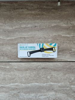 Echomaster Back-up Camera with Moving Guidelines