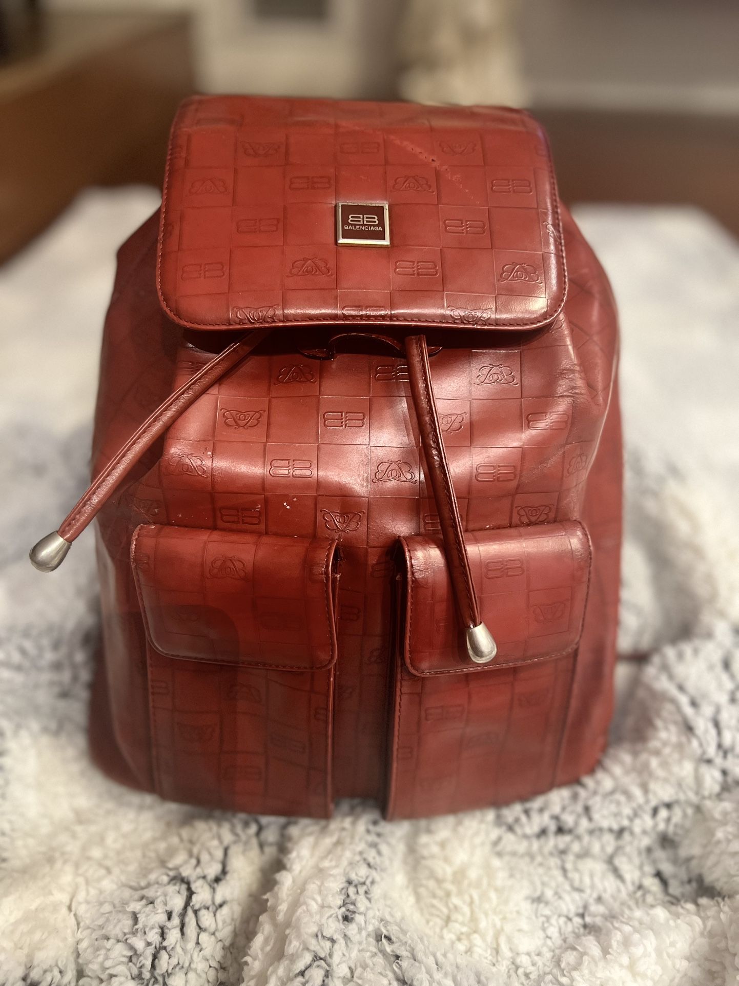 Balenciaga Leather backpack