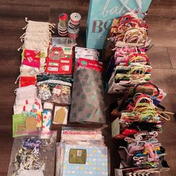 Gift Bags-small, medium, large, Wraps, Tissue, Ribbon, Various 292 items , All for $40 OBO